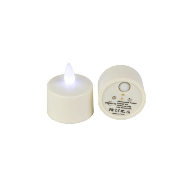 LED theelichtje oplaadbaar WIT waterdicht IP68