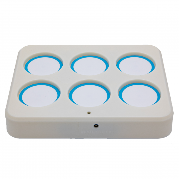 Oplaadstation inductie DORSETTO (voor 6 LED theelichtjes)
