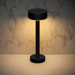 smart wifi tafellamp van dorsetto met marmer op de achtergrond 