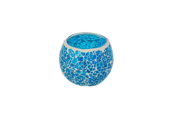 Waxinelichthouder Mozaïek Blauw - DORSETTO