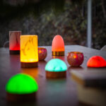 kleuren verlichting tafellampen Dorsetto