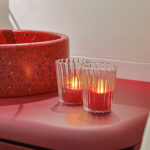 Rode oplaadbare LED waxine kaarsjes 105 uur -waterdicht- met Afstandsbediening – 6 Stuks – timerfunctie