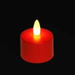 mooi rood waxine lichtje