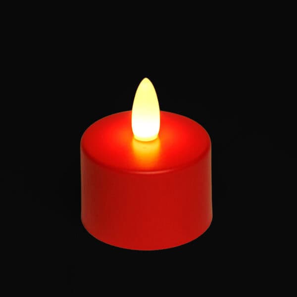 mooi rood waxine lichtje